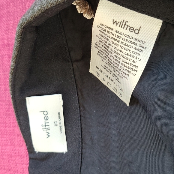 Aritzia wilfred mini skirt forest green 00 - Picture 4 of 5